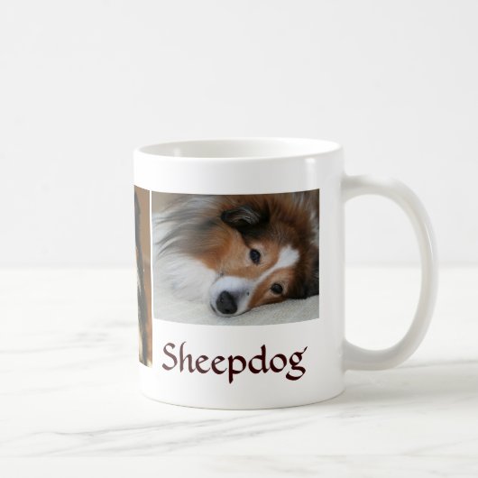 Mug Chiens de berger de Shetland (Droite)