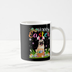 Mug Chiens de carlin Joyeux Oeufs de Pâques Chasse Bun