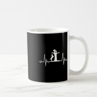 Mug Chiens de chasse au cocon Coonhound Heartbeat 1