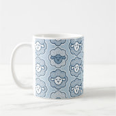 Mug Chiens de comptage - bleu (Gauche)