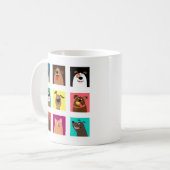 Mug Chiens de dessin amusants (Devant gauche)