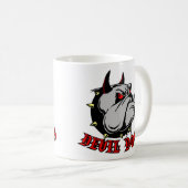 Mug Chiens de diable de bouledogue (Devant droit)