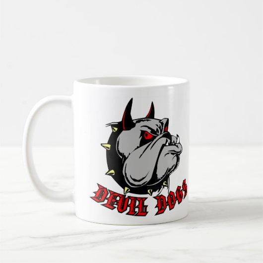 Mug Chiens de diable de bouledogue (Gauche)