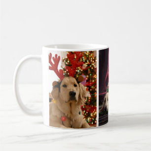 Mug Chiens de fête Noël Design Cute Chiens de vacanc