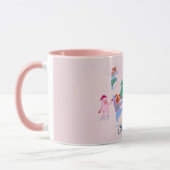 Mug Chiens de fille Patinage sur glace Patinage rose p (Gauche)
