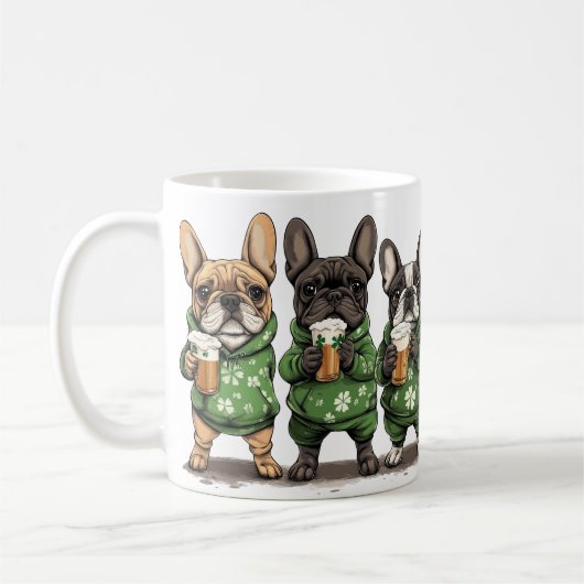 Mug Chiens de la Fête de la Saint-Patrick (Gauche)