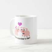 Mug Chiens de la journée Hoggy Valentines (Devant gauche)