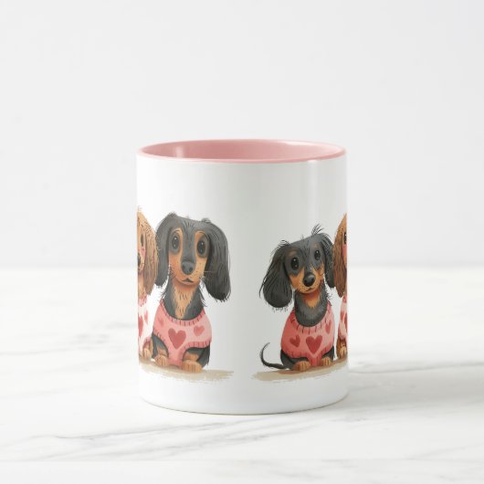 Mug Chiens de la Saint Valentin (Centre)
