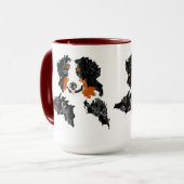 Mug : Chiens de montagne bernois (Devant gauche)