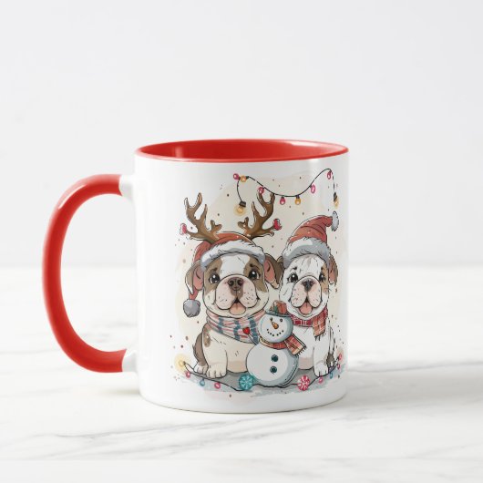 Mug Chiens de Noël (Gauche)