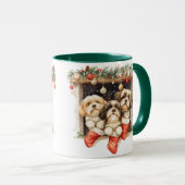 Mug Chiens de Noël Chih Tzu (Devant droit)