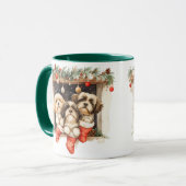 Mug Chiens de Noël Chih Tzu (Devant gauche)