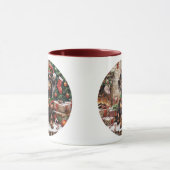 Mug Chiens de Noël Elf Dachshund (Centre)