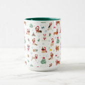 Mug Chiens de Noël en accessoires de vacances (Centre)