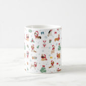 Mug Chiens de Noël en accessoires de vacances (Centre)