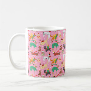 Mug Chiens de Noël en Motif de vêtements de vacances