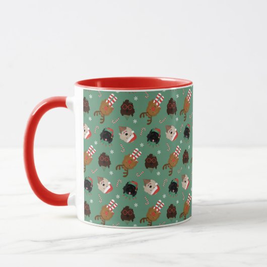 Mug Chiens de Noël Goldendoodle (Gauche)