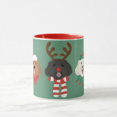 Mug Chiens de Noël Maltipoo (Centre)