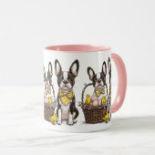 Mug Chiens de Pâques Boston Terrier (Devant droit)