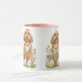 Mug Chiens de Pâques Goldendoodle (Centre)