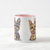 Mug Chiens de Pâques Yorkshire Terrier (Centre)