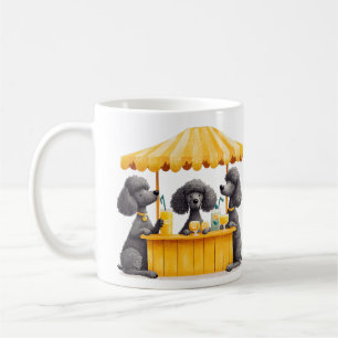 Mug Chiens De Poodle Standard Avec Un Socle De Lemonad
