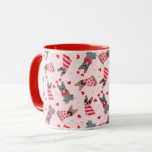 Mug Chiens de Saint-Valentin (Devant gauche)