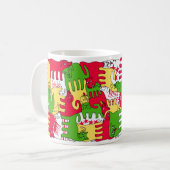 Mug Chiens de stupéfaction d'hiver (Devant gauche)