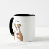 Mug Chiens de taureaux anglais (Devant gauche)