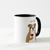 Mug Chiens de taureaux anglais (Devant droit)