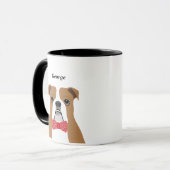Mug Chiens de taureaux anglais (Devant gauche)