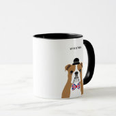 Mug Chiens de taureaux anglais (Devant droit)