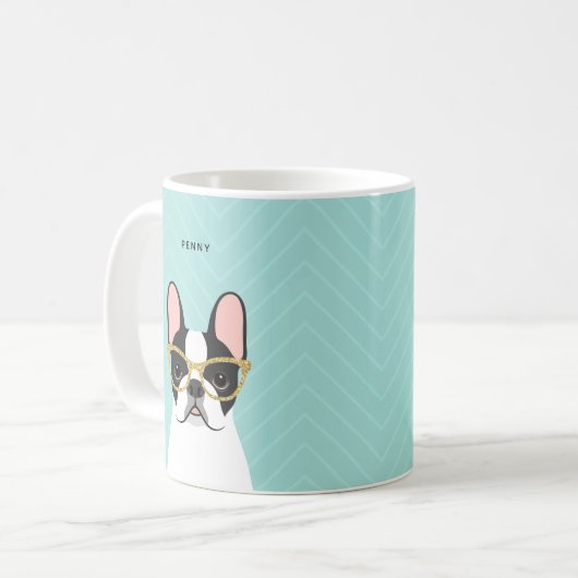 Mug Chiens de taureaux français (Devant gauche)