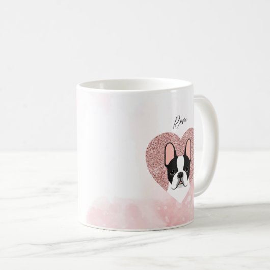 Mug Chiens de taureaux français (Devant droit)
