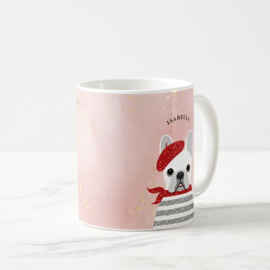 Mug Chiens de taureaux français (Devant droit)