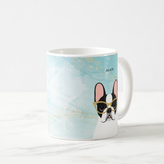 Mug Chiens de taureaux français (Devant droit)