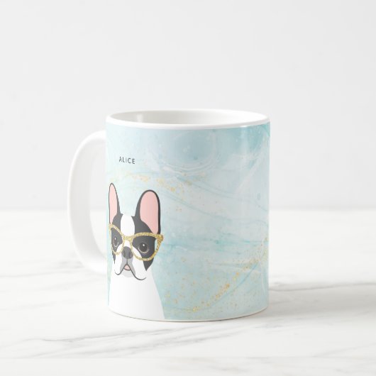 Mug Chiens de taureaux français (Devant gauche)