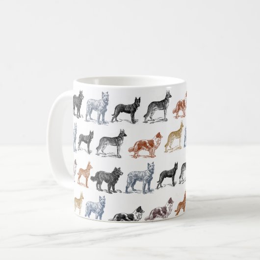 Mug Chiens de toutes les sortes (Devant gauche)
