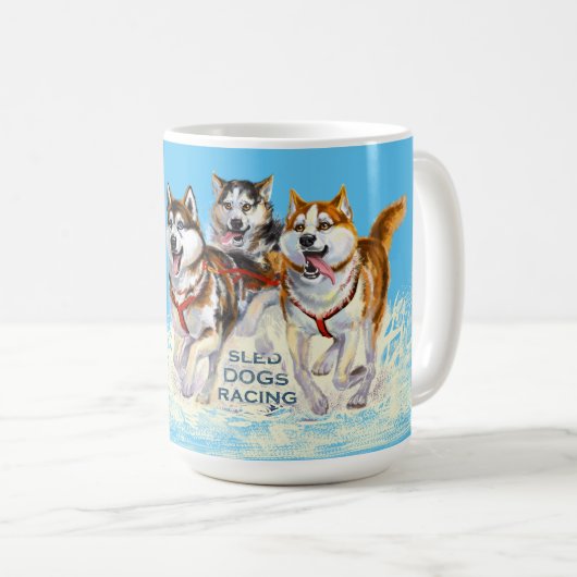 Mug chiens de traîneau sibérien (Devant droit)