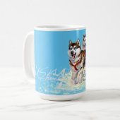 Mug chiens de traîneau sibérien (Devant gauche)