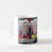 Mug Chiens de wagon-restaurant (Devant gauche)