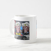 Mug Chiens de wagon-restaurant (Devant gauche)