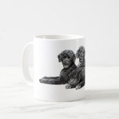 Mug Chiens d'eau portugais (Devant gauche)