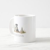 Mug Chiens d'Entlebuch Peinture Aquarelle Citation de (Devant gauche)