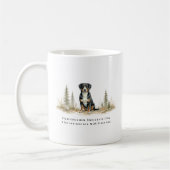 Mug Chiens d'Entlebuch Peinture Aquarelle Citation de (Gauche)