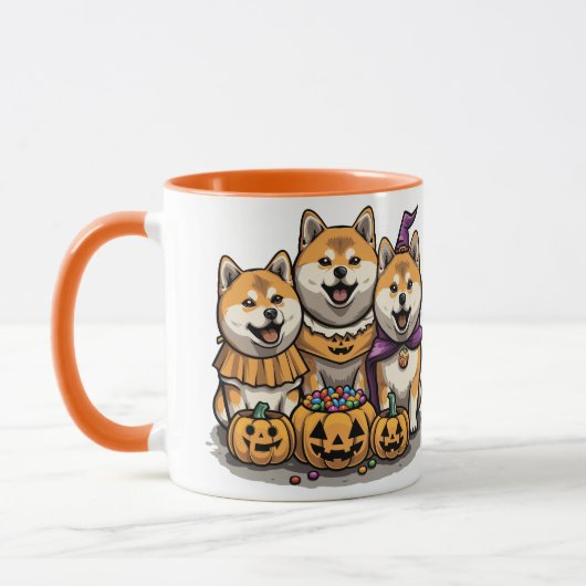 Mug Chiens d'Halloween Shiba Inu (Gauche)