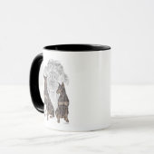 Mug Chiens Doberman noirs (Devant gauche)