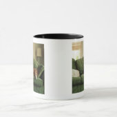 Mug Chiens dormant sur le sofa (Centre)