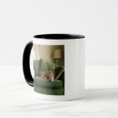 Mug Chiens dormant sur le sofa (Devant gauche)