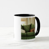 Mug Chiens dormant sur le sofa (Devant droit)